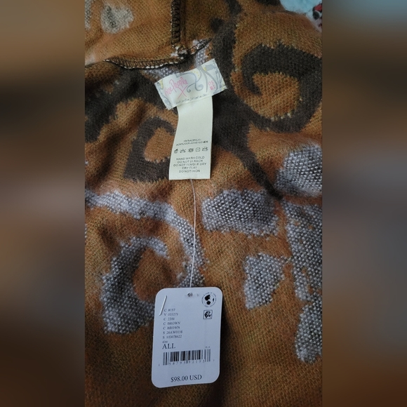 Free People Rown Brown and Cream Printed Duster - Picture 4 of 5